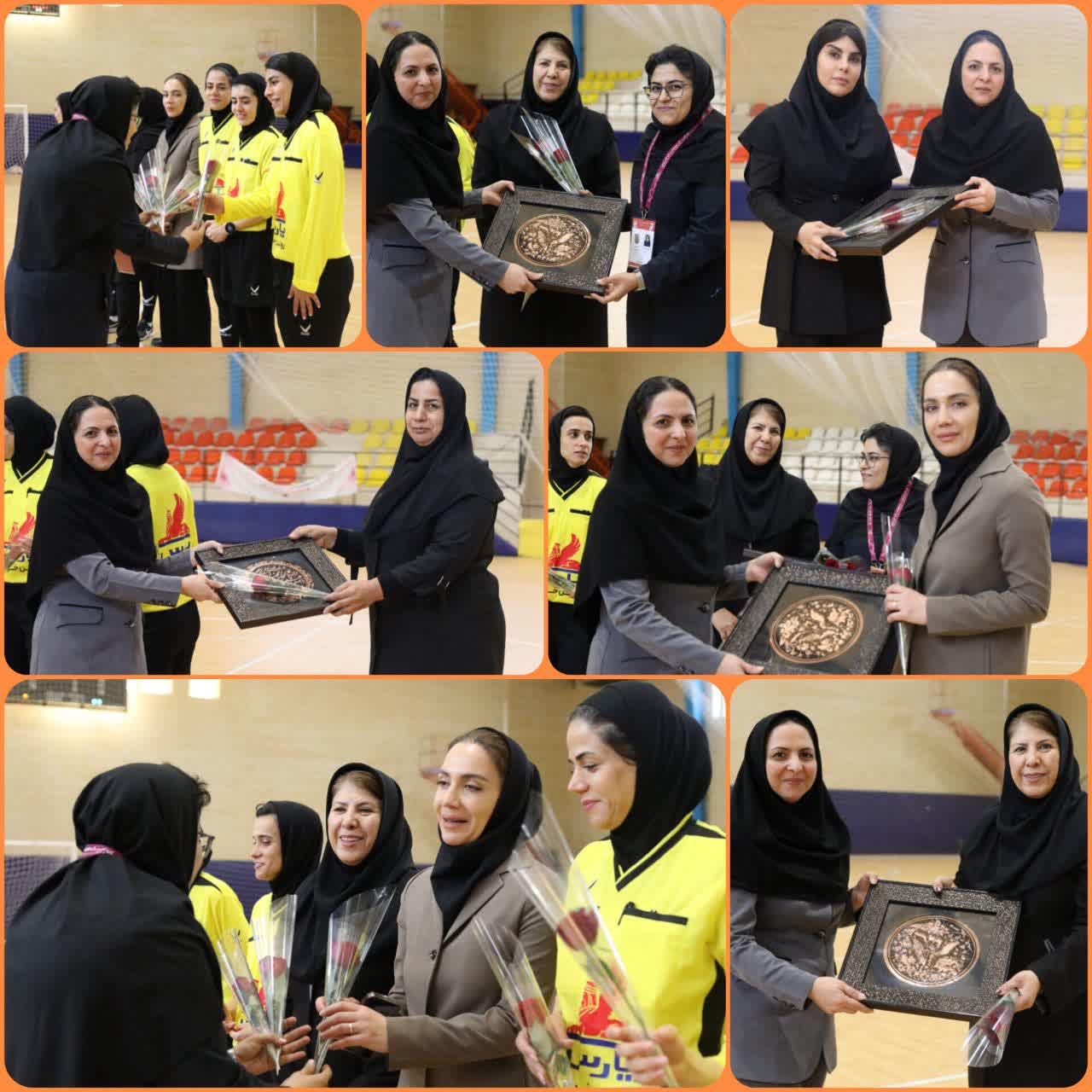 تجلیل از اعضای تیم های فوتسال بانوان مس و ملی حفاری
