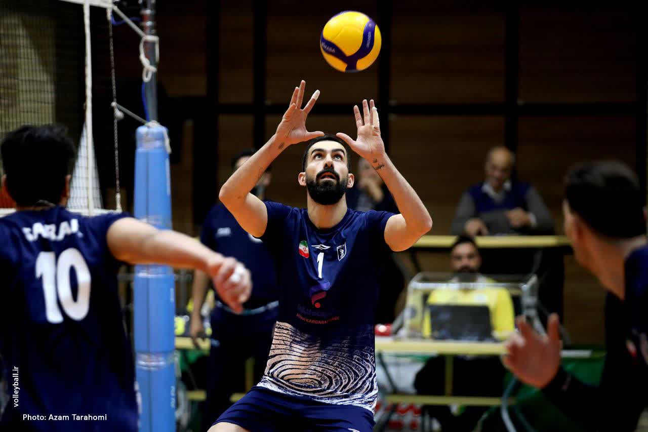 شکست والیبالیست‌های مس مقابل طبیعت