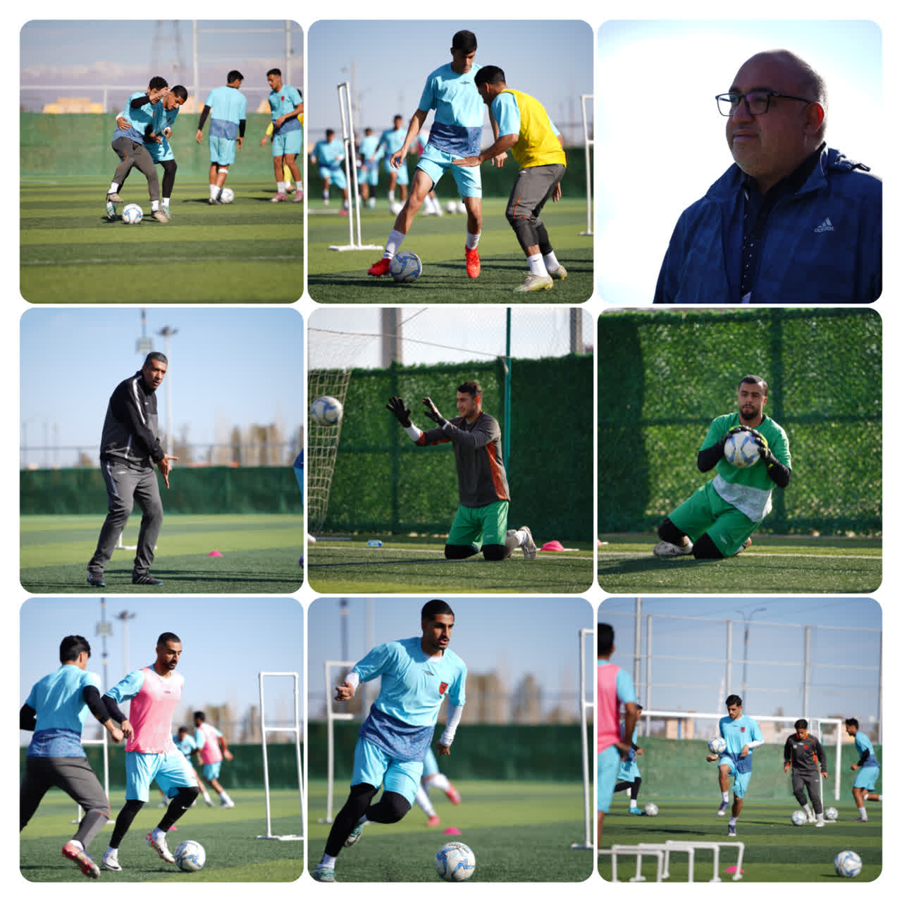 ادامه تمرینات تیم مس نوین برای حضور در نیم فصل دوم لیگ