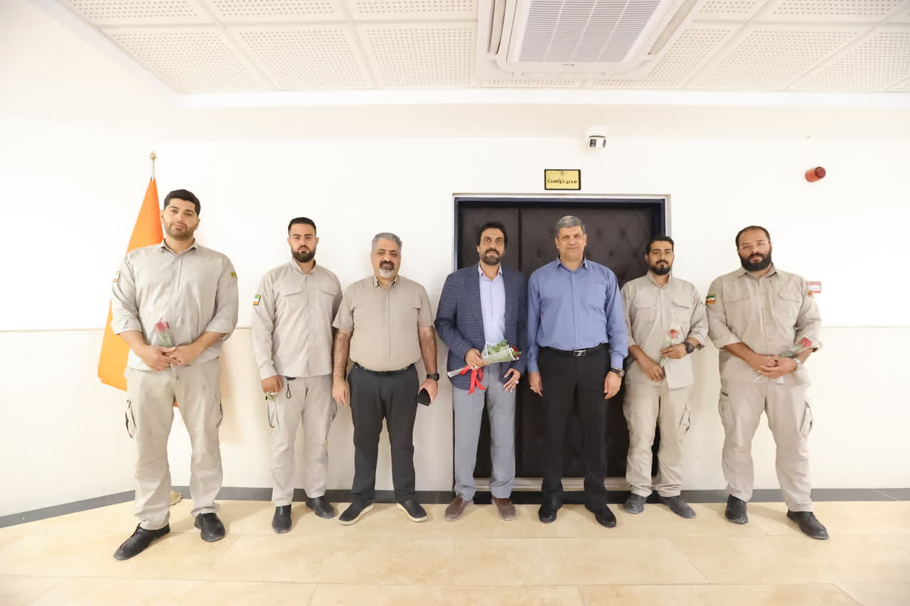 تجلیل از مدیر و کارکنان حراست باشگاه مس رفسنجان