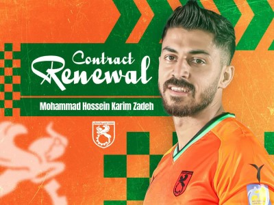 قرارداد وینگر رفسنجانی مس، تمدید شد/ کریم‌زاده دو سال دیگر نارنجی می‌پوشد