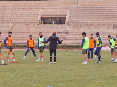تمرینات بانشاط فوتبالیست‌های مس رفسنجان/ گزارش تصویری