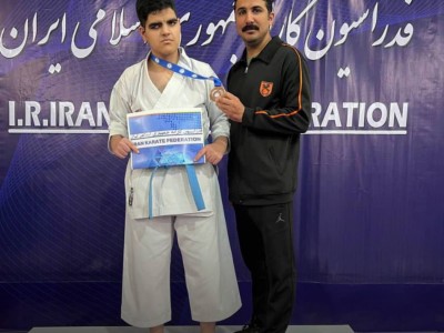کسب مدال برنز توسط کاراته‌کای مس رفسنجان در رقابت‌های پاراکاراته قهرمانی کشور