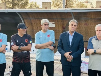 حضور مدیر عامل باشگاه در تمرین تیم نونهالان