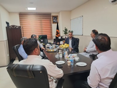 دیدار معاون پشتیبانی مجتمع مس رفسنجان با مدیر عامل باشگاه
