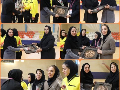 تجلیل از اعضای تیم های فوتسال بانوان مس و ملی حفاری