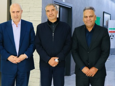 دیدار نماینده و مدیرعامل باشگاه مس رفسنجان با رئیس فدراسیون فوتبال